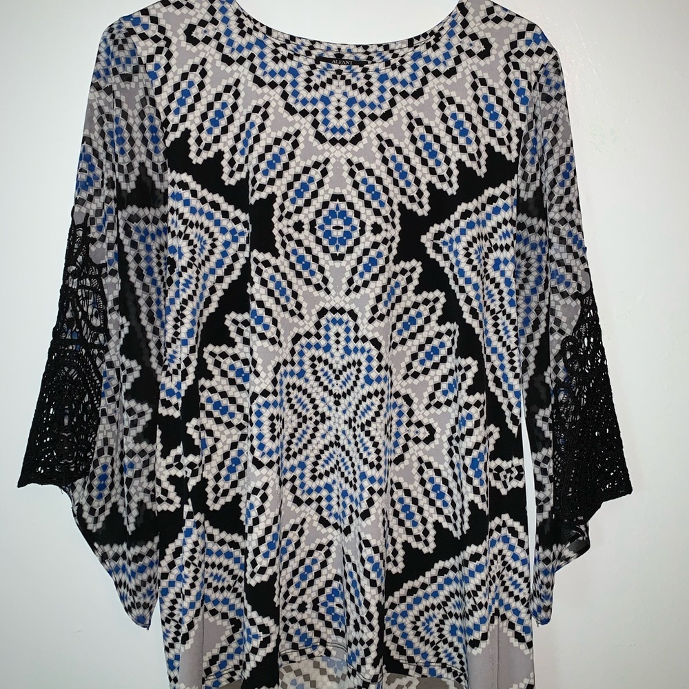 Alfani• Women’s Gray Printed Top